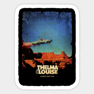 THELMA AND LOUISE A RIDLEY SCOTT FILM Sticker